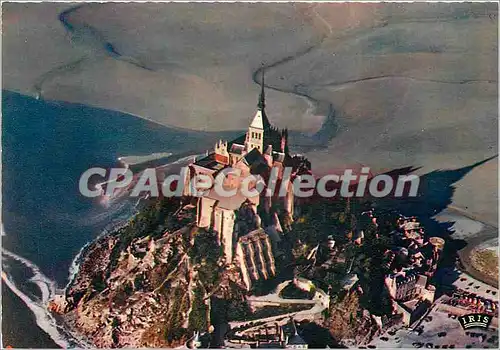 Cartes postales moderne Le Mont Saint Michel Vue aerienne