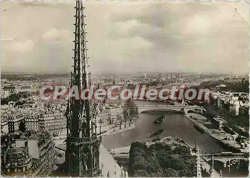 Cartes postales moderne Paris Vue panoramique prise de N D