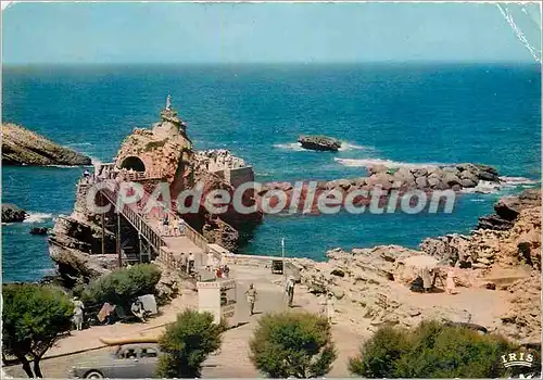 Cartes postales moderne Biarritz Vue sur le Rocher de la Vierge