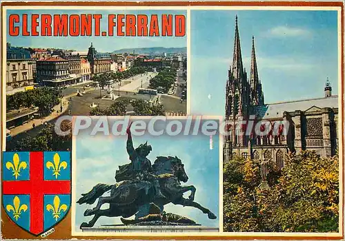 Cartes postales moderne Clermont Ferrand (P de D) Capitale de l'Auvergne Place de Jaude