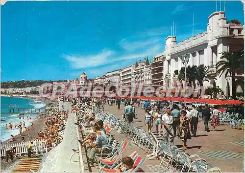 Cartes postales moderne Nice la Promenade des Anglais palais de la Mediterranee