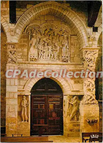 Cartes postales moderne Souillac( Lot) Eglise abbatiale XIIe s Portail interieur