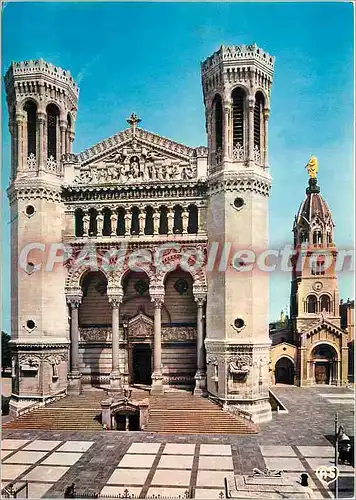 Cartes postales moderne Lyon (Rhone) La basilique de Fourviere 1872