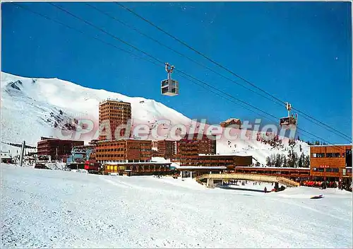 Moderne Karte La Plagne Savoie 1970 m