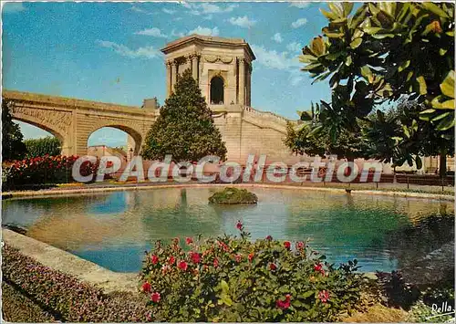 Cartes postales moderne Montpellier (Herault) Jardin du Peyrou et chateau d'eau