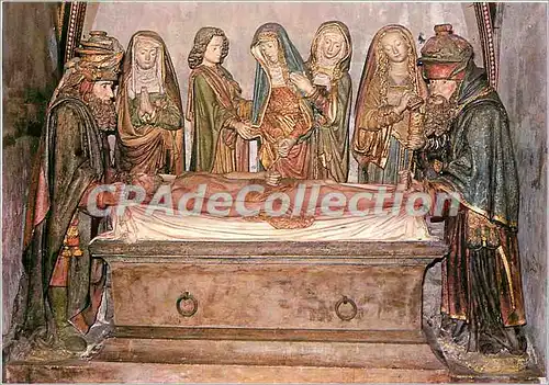 Cartes postales moderne Salers Cite Mediavale d'Auvergne la mise au tombeau (1495)