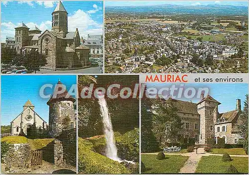 Cartes postales moderne Mauriac alt 700 m Divers aspects de la Ville et de ses environs Brageac