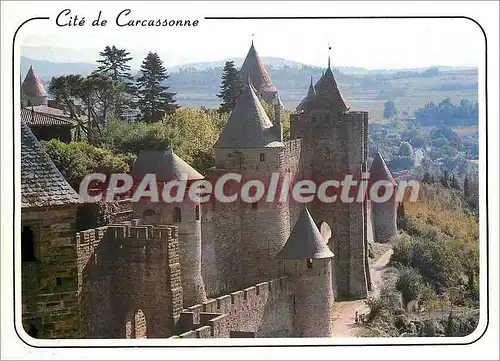 Cartes postales moderne Cite de Carcassonne (Aude) La Porte d'Aude avec ses remaprts