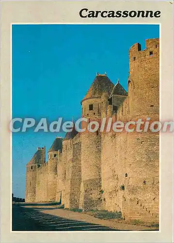 Moderne Karte Cite de Carcassonne (Aude) les Lices Hautes