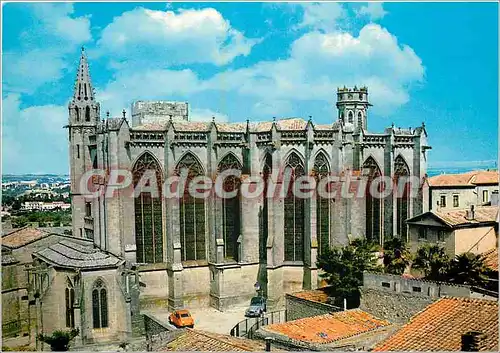 Cartes postales moderne Carcassonne la Cite La Cathedrale Saint Nazaire