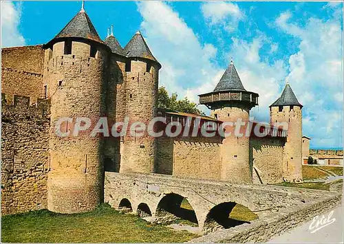 Cartes postales moderne Cite de Carcassonne (Aude) L'entree du chateau Comtal