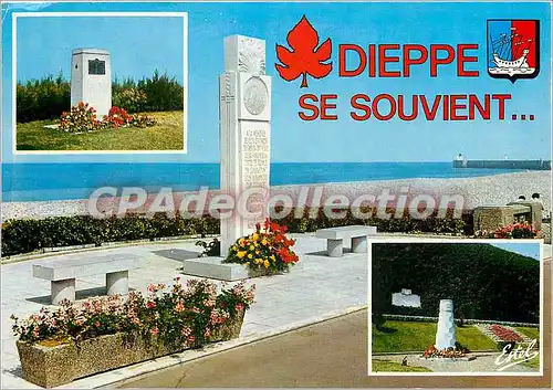 Cartes postales moderne Dieppe (Seine Mme) Sir la plage face a la mer