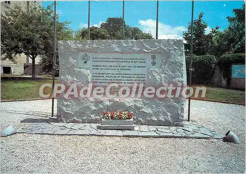 Moderne Karte Chambois (Orne) Le monument en hommage des dernieres heures de la Bataille de Normandie