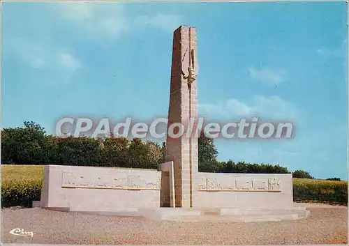 Moderne Karte Verdun (Meuse) Memorial de la Voie Sacree