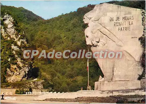 Cartes postales moderne La route Blanche Cerdon (Ain) Le monument des Maquis de l'Ain