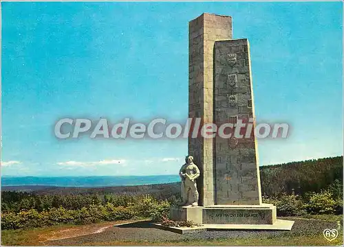 Cartes postales moderne L'Auvergne Pittoresque le Mont Mouchet et le Monument aux Maquis