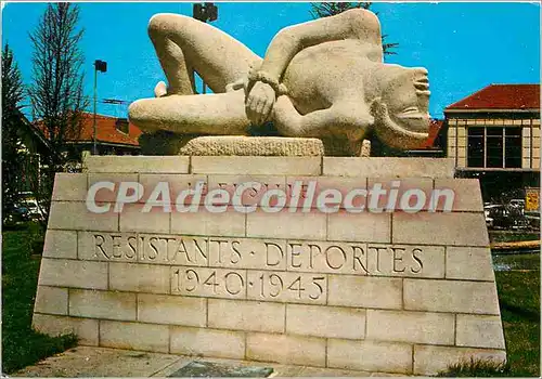 Cartes postales moderne Saint Etienne Square Stalingrad Monument de la resistance et de la Deportation