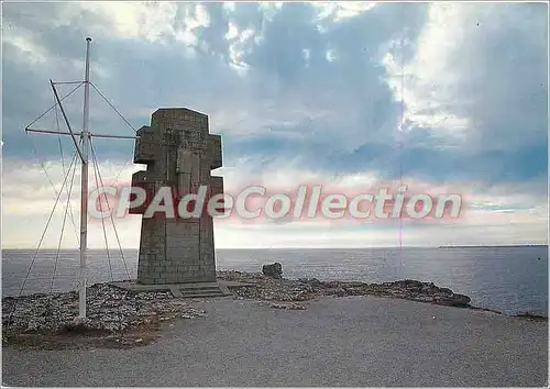 Moderne Karte La Bretagne en couleurs Camaret Monument aux Bretons de la France Libre a la Pointe de Pen Hirs