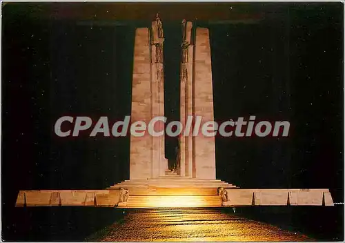 Cartes postales moderne Vimy (Pas de Calis) Le Memorial Canadien la nuit