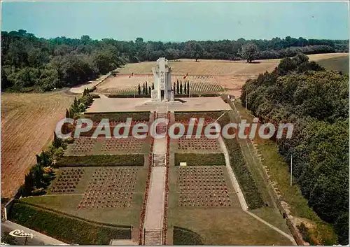 Moderne Karte Chassenuil (Charente) Vue aerienne Memorial de la resistance inaugure le 21 10 1951