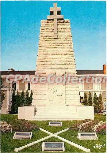 Moderne Karte Angouleme (Charente) Le monument des Martyrs de la Deportation