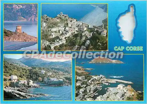 Cartes postales moderne Souvenir de Corse Albo Nonza Marine de Pino Centuri