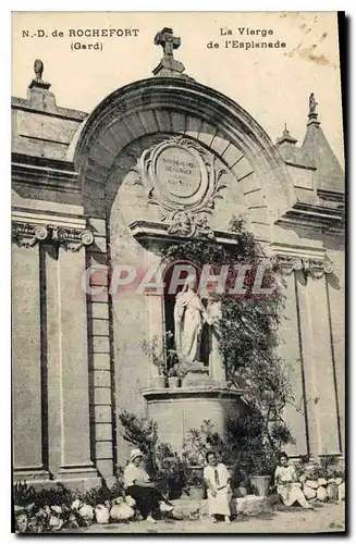 Ansichtskarte AK N D de Rochefort Gard La Vierge de l'Esplanade