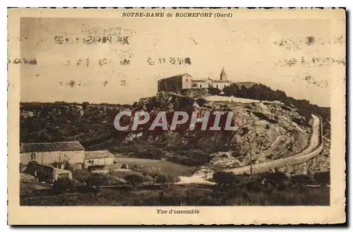 Cartes postales Notre Dame de Rochefort Gard Vue d'Ensemble