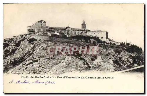 Ansichtskarte AK N D de Rochefort Vue d'Ensemble du Chemin de la Croix