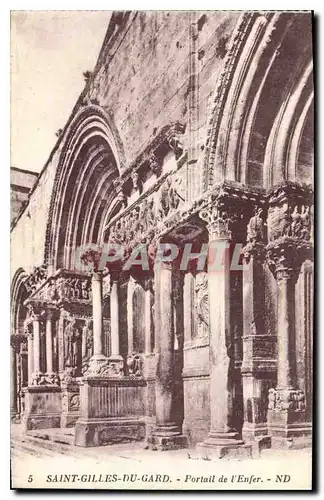 Cartes postales Saint Gilles du Gard Portail de l'Enfer