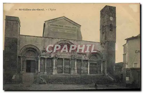 Cartes postales Saint Gilles du Gard L'Eglise