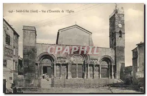 Ansichtskarte AK Saint Gilles Gard Vue d'Ensemble de l'Eglise