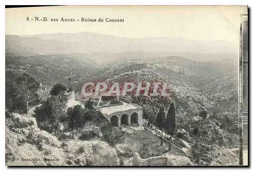 Cartes postales N D des Anges Ruines du Couvent