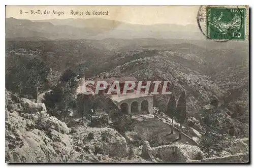 Cartes postales N D des Anges Ruines du Couvent