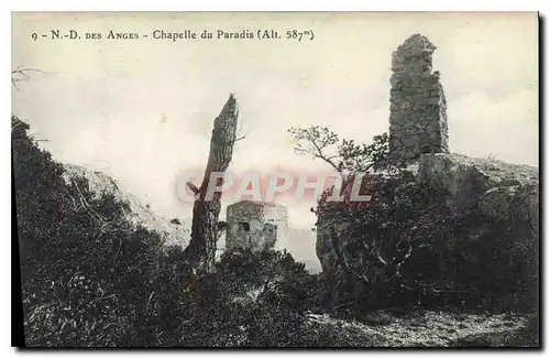 Ansichtskarte AK N D des Anges Chapelle du Paradis