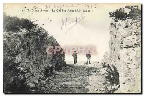 Cartes postales N D des Anges Le Col Ste Anne