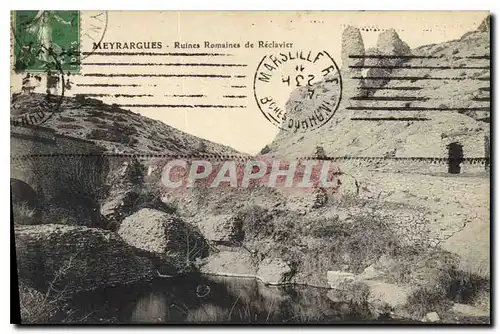 Cartes postales Meyrargues Ruines Romaines de Reclavier