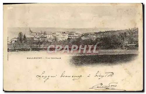 Cartes postales Mallemort vue generale