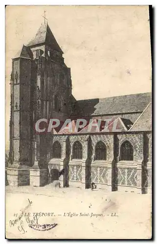 Cartes postales Le Treport l'eglise Saint Jacques