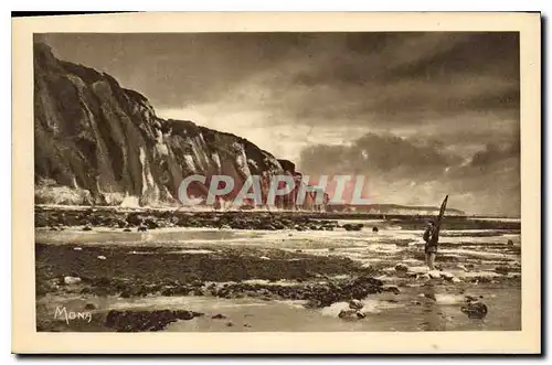 Ansichtskarte AK Le Petits tableaux de Normandie Dieppe les roches et les Falaises du Bas Fort Blanc