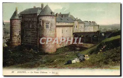 Cartes postales Dieppe le Vieux chateau