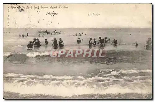 Cartes postales Dieppe la plage