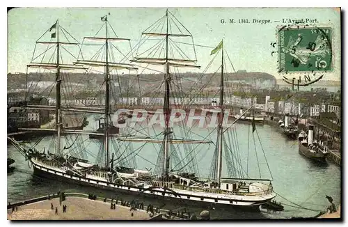 Cartes postales Dieppe l'Avant port