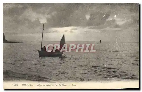 Ansichtskarte AK Dieppe Effet de Nuages sur la Mer