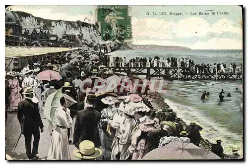 Cartes postales Dieppe les Bains du casino