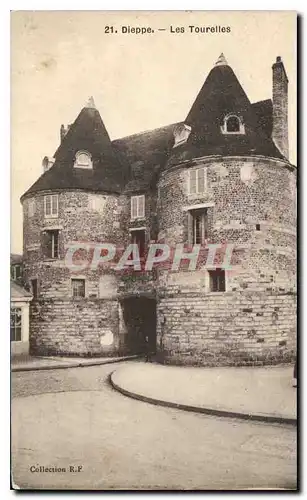 Cartes postales Dieppe les Tourelles