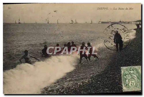 Cartes postales Dieppe Les Bains de Mer