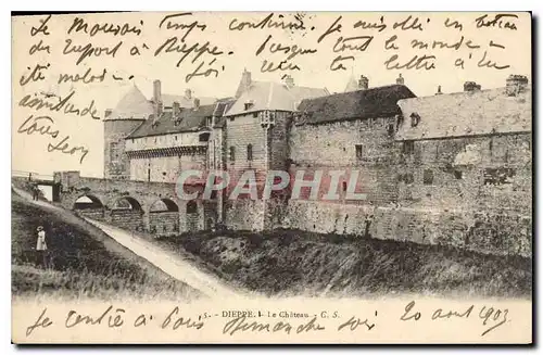 Cartes postales Dieppe Le Chateau