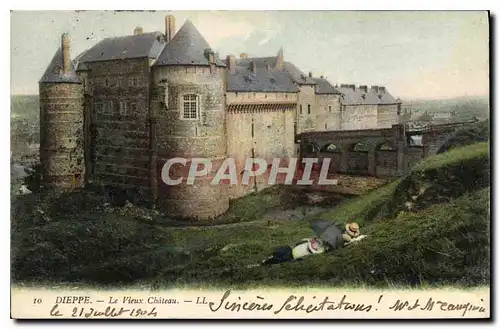 Cartes postales Dieppe Le Vieux Chateau