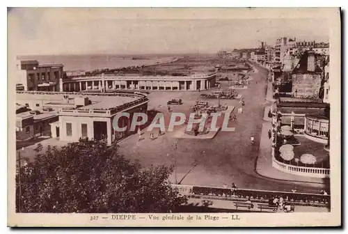 Ansichtskarte AK Dieppe Vue generale de la Plage